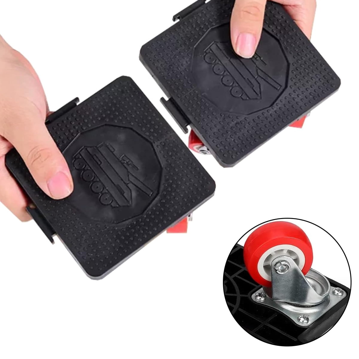 Heavy Duty Furniture Lifter, 360° Rotation Wheels for Smooth Maneuvering, Designed for Moving Heavy Furniture, Cabinets, and Appliances Effortlessly in Any Living Environment