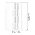 thumbnail image 3 of 10 bisagras acrílicas transparentes, bisagras plegables para cajones de gabinete., 3 of 7