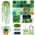 thumbnail image 1 of Kit de plantas con cuentas FOGWOWO, 5422 piezas, cuentas de vidrio verdes para manualidades DIY, 1 of 8