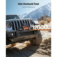 thumbnail image 2 of VEVOR Electric Winch, 12000 lbs Load Capacity, 12V DC Truck Winch with Φ3/8 in x 92 ft Synthetic Rope, Wireless & Wired Remote Control, IP67 Waterproof for Towing Off-Road SUV Jeep Trailer Boat, 2 of 9