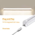 thumbnail image 2 of Cable de extensión de alimentación con tubo LED Tiqian T5 T8 de 1,8 m, paquete de 6, 2 of 7
