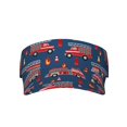 thumbnail image 3 of Balery Fire Truck 1 Sport Wear Athletic Visor Sun Sports Visor Hat Visor Adjustable Cap for Women and Men (One Size), 3 of 8