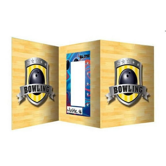 Bowling Party Photo Holder Centerpiece