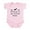 Petal Pink, variant on CafePress - Working On My Ground Game Infant Bodysuit - Baby Light Bodysuit, Size Newborn - 24 Months