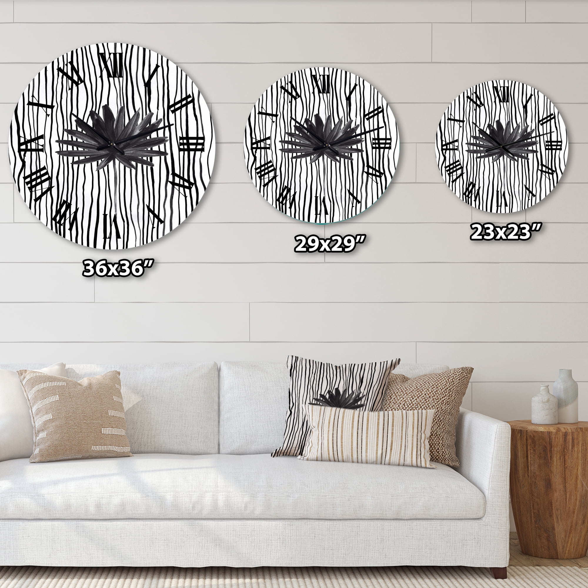 Designart 1 in Quartz Modern/Contemporary Wall Clock