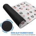 thumbnail image 6 of Long Mouse Pads for Desk,White Cow Heart Pattern Desk Mats on Top Of Desks, Desk Mouse Pad Extra Large with 3mm Non-Slip Base and Stitched Edge for Gaming,Office,Work,Home 35.4"x15.7", 6 of 6