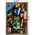 thumbnail image 3 of Star Wars: The Clone Wars - Grid Wall Poster, 14.725" x 22.375", Framed, 3 of 6