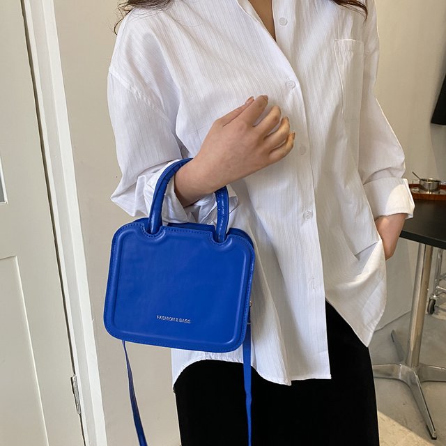 Mini bolsos cruzados de cuero PU para mujer bolsa cuadrada de Ehuebsd Color sólido con asa superior bolsos de hombro bolso de mano Cartera de viaje 2022
