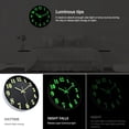 thumbnail image 2 of JoFomp Glow in The Dark Wall Clock - Super Bright Luminous 3D Numerals and Hands - Wall Clocks Battery Operated - Modern Silent Non-Ticking Night Light Wall Clock for Living Room, Bedroom (Black), 2 of 7