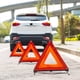 thumbnail image 5 of Paquete de 3 triángulos de advertencia con bolsa de almacenamiento, kit de triángulos de seguridad plegables, reflectores de seguridad vial, señales triangulares de peligro en la carretera, 5 of 5