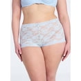 thumbnail image 2 of Joyspun Women's Lace Boyshort Panties, 3-Pack, Sizes XS-3XL, 2 of 10