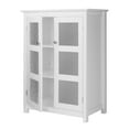thumbnail image 6 of Teamson Home Conner Freestanding Two-Door Floor Storage Accent Cabinet with 2 Adjustable Shelves, White, 6 of 8