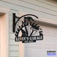 thumbnail image 3 of Handmadetneonsign Personalized Garage Hanging Sign, Car Repair Garage Metal Business Sign 96279, 3 of 5
