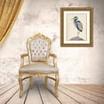 thumbnail image 3 of Wang, Melissa 19x24 Gold Ornate Wood Framed with Double Matting Museum Art Print Titled - Blue Heron Rendering II, 3 of 4