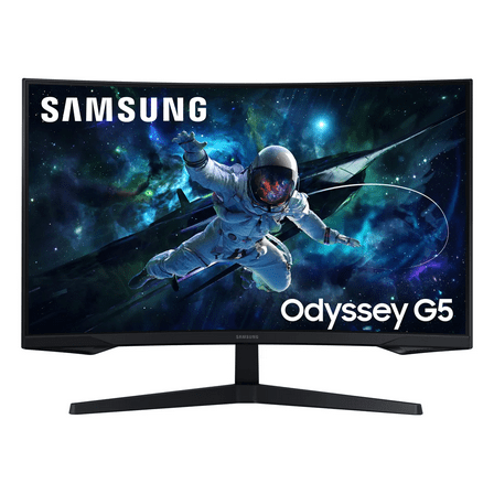 Restored Samsung Odyssey 32" G5 QHD Curved Monitor 165Hz 1000R 1ms Black LS32CG554ENXZA (Refurbished)