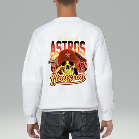 Unisex Sweatshirt Dj Crew Astros Houston for Men and Women up to Size 4XL