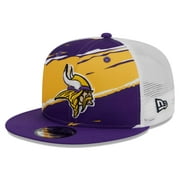 Men's New Era Purple Minnesota Vikings  Tear Trucker 9FIFTY Snapback Hat