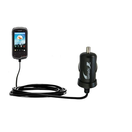 The Monterra Gomadic Intelligent Compact Car / Auto DC Charger suitable for the Garmin Monterra - 2A / 10W power at half the size. Uses Gomadic TipExchange Technol ()
