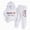 T049-White, variant on Zuwimk Toddler Boy Girls Heart-shaped Graphic Print Clothes, Boy Girl Clothes Fall Winter Outfits Long-sleeved Hooded Sweatshirt Pants 2Pcs Sets(T049-Red)