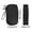 Black, variant on Cable Organizer Bag, Electronics Travel Case with 2 Compartments, Travel Cord Organizer for Chargers, USB Cables, Headphones, Small Electronics Accessories Storage