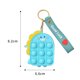 thumbnail image 2 of Juguete lindo de la cartera del monedero de la moneda del estallido para el regalo de las muchachas, burbujas pequeñas del bolso de los juguetes de las bolsas del silicón con el llavero, 2 of 5