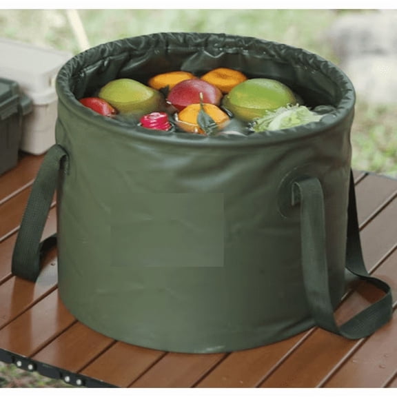 Multifunctional Collapsible Water Basin, Folding Tub, Portable Bin, Lightweight Foldable Bucket with Handles for Camping, Dish Washing, Laundry, Fishing, Hiking