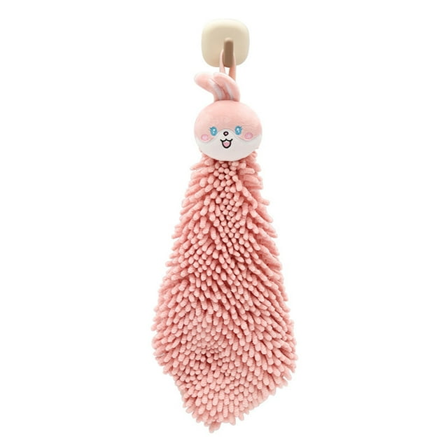 TIELUTT The Cartoon Rabbit Hand Towel Is A Thick and Water Absorbing Hand Bathroom Shelves for Towels Bathroom Shelves for Shower Bathroom Storage Organizer Bath Towels Bulk Heated Towel Racks for Ba