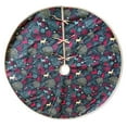 thumbnail image 6 of Gold and Red Deer Decoration Pattern Holiday Tree Skirt, 6 of 6