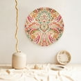 thumbnail image 5 of Balery Indian Paisley 1 Print Bone China Decorative Plate Ceramic Dinner Plates Art Crafts with Display Stand-10in, 5 of 6
