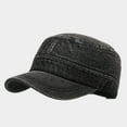 thumbnail image 3 of HJYCHN Distressed Cowboy Style Unisex Baseball Cap Retro Outdoor Fashion Hat For Men And Women Stylish Workwear Design Black One Size, 3 of 3