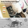 thumbnail image 5 of Feeding Station with 1 Storage Cabinets, Pet Feeding Station with 2 Elevated Dog Bowls, Side Hooks, Anti-tip Kit, Hidden Pet Feeder Station for Feeding & Watering, Black, 5 of 9
