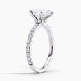 thumbnail image 2 of Spot Jewel 14K White Gold Over Ring for Her - 1.8 Ct Marquise Cut Diamond Ring for Her - Engagement Wedding Rings - Gorgeous Anniversary Gifts for Women's - Causal Daily Wear Ring for Women's, 2 of 7