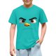 thumbnail image 2 of Tops de Manga Corta Linda con Impresión de Expresión Linda de Color Sólido para Niños Niños Niñas, Camiseta Cómoda Suelta para la Temporada Escolar, 2 of 6