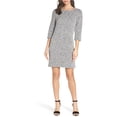 thumbnail image 1 of French Connection Vestido de punto otomano para mujer, gris, 6, 1 of 2