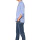 thumbnail image 4 of Lars Amadeus Camisa Henley Ligero Cuello Con Banda Botón Abajo Mangas Largas Casual Para Hombres Azul Claro XL Unique Bargains Camisa, 4 of 7