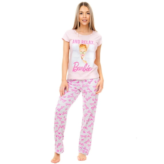 Barbie Womens Short Sleeve Pajamas, Sizes S-XXL