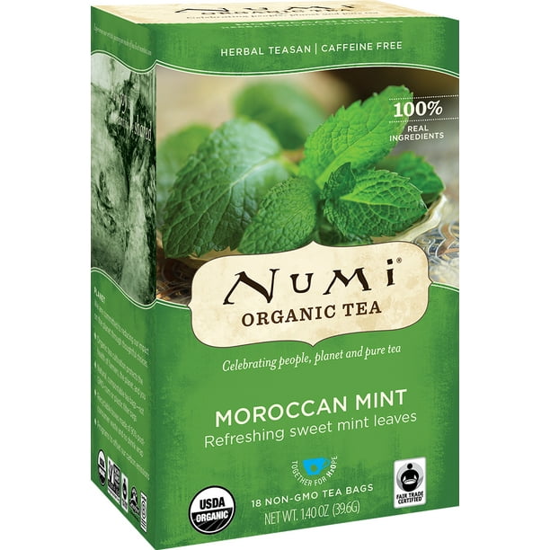 Numi Organic Tea Moroccan Mint Tea Bags 18 Ct Walmart Com Walmart Com,Red Slider Turtle Png