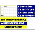 thumbnail image 2 of 24x36 Dry Erase Whiteboard Calendar with Notes Section, Jumbo Wall Calendar White board, Wipes Clean and Long Lasting, Perfect for Homes and Business Meetings, 2 of 5