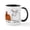 White/Black Inside, variant on CafePress - The Angora Rabbits Mugs - 11 oz Ceramic Mug - Novelty Coffee Tea Cup