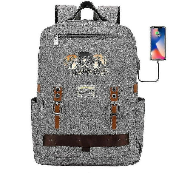 Harry Potter Teenage Schoolbags For Men And Women Casual Backpack Computer Compartment Schoolbag Youth Travel Luggage-4