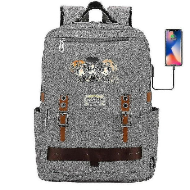 Harry Potter Teenage Schoolbags For Men And Women Casual Backpack Computer Compartment Schoolbag Youth Travel Luggage-4