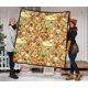 thumbnail image 2 of Pizza Pattern Background Premium Quilt, 2 of 10