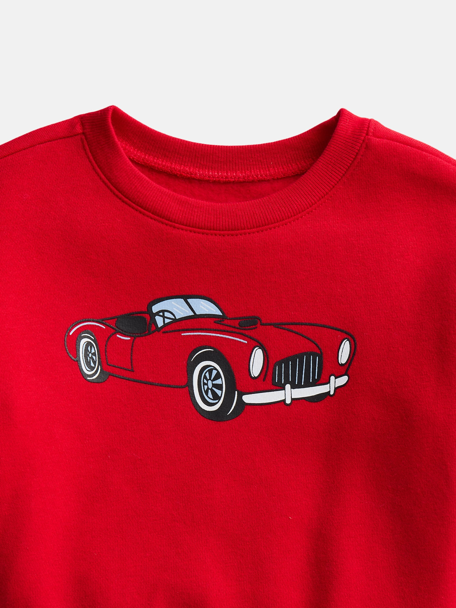 Wonder Nation Baby & Toddler Fleece Crewneck Sweatshirt, Sizes 6M-5T
