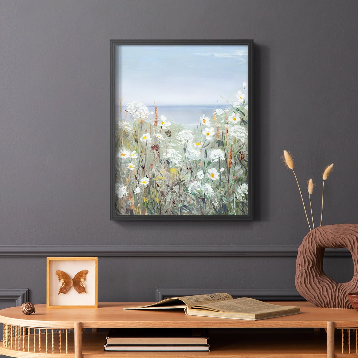 Wild Sea Breeze II Framed Print - Solid Wood in Single Picture Frame Solid Wood 2 Framed Print
