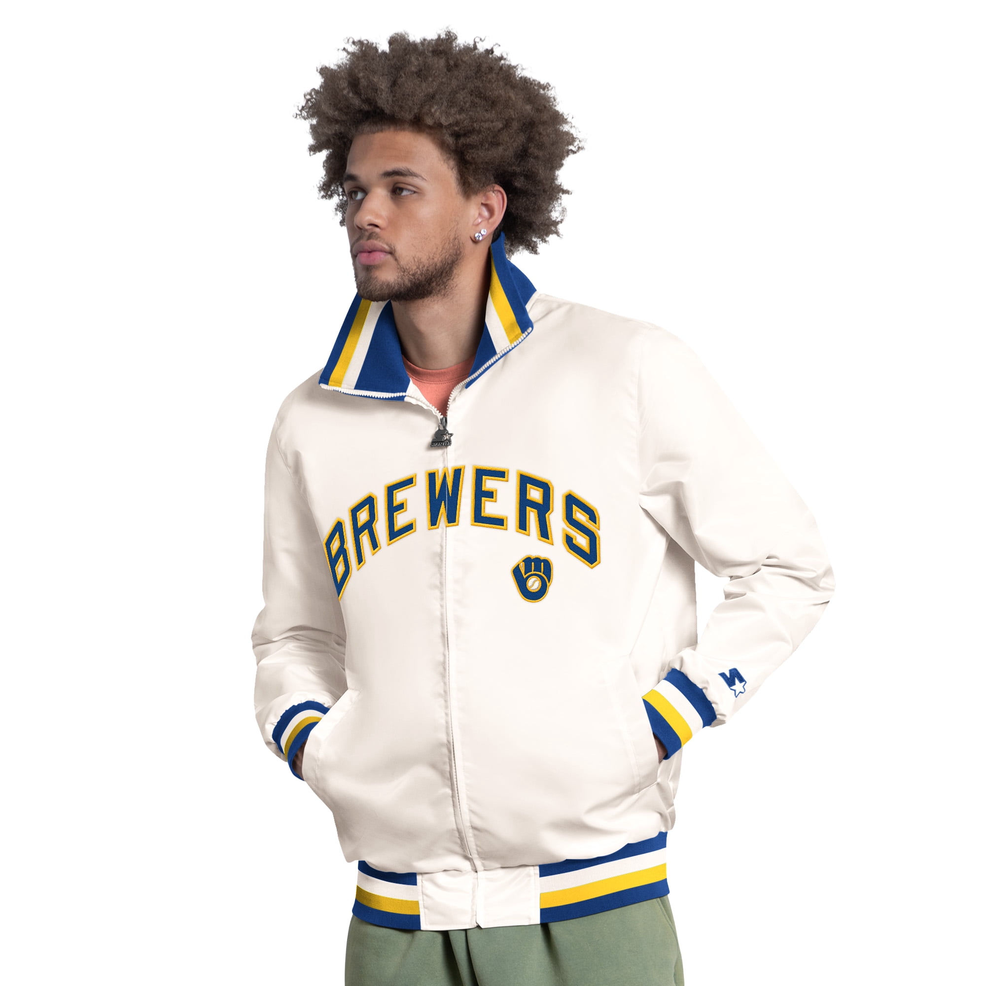 Men's Starter White San Diego Padres The Captain Cooperstown Logo