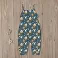 thumbnail image 5 of IROINNID Girls' Casual Sleeveless Jumpsuits Spaghetti Strap Loose Romper Long Pants with Pockets, 5 of 8