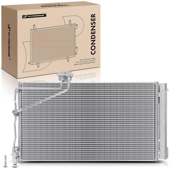 A-Premium Air Conditioning A/C Condenser Compatible with Mercedes-Benz R171 R172 SLK-Class SLK300 SLK350 2009-2011 3.0L 3.5L, Replace# 940657, 1715000354