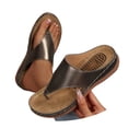thumbnail image 3 of ibiyuan Wide Flip Flops for Women Thong Sandals Non- Tpr Sole Slippers Women Lightweight Orthofeet Shoes for Women Beach Casual Wear, 3 of 9