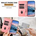 thumbnail image 3 of Decase Wallet Case for Samsung Galaxy A36 5G, Lychee Pattern Leather Flip Protective Cover with Card Slots Wrist Strap,Shockproof Premium PU Leather Wallet Phone Case with Magnetic Function,Pink, 3 of 6