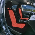 thumbnail image 7 of For Toyota Corolla 2020-2024 FH Group Custom Fit Neoprene Car Seat Covers Waterproof Red - Front Seats ( Headrest - Detachable & Non Detachable), 7 of 7